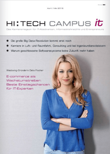 Cover HI:TECH CAMPUS, Magazin Ingenieure, Karrieremagazin HI:TECH CAMPUS it, HI:TECH CAMPUS it
