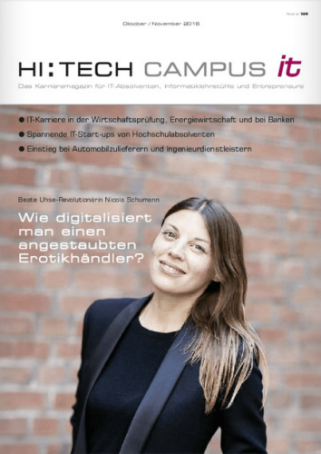 Cover HI:TECH CAMPUS, Magazin Ingenieure, Karrieremagazin HI:TECH CAMPUS it, HI:TECH CAMPUS it