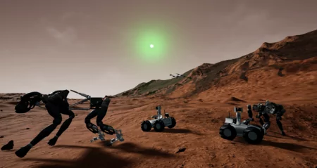Roboter auf dem Mars