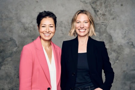 Block für Block Richtung Revolution: Wie die Blockchain die Wissenschaft demokratisiert wie demokratisiert man die Wissenschaft, Sandra Vengadasalam (links) und Friederike Kleinfercher